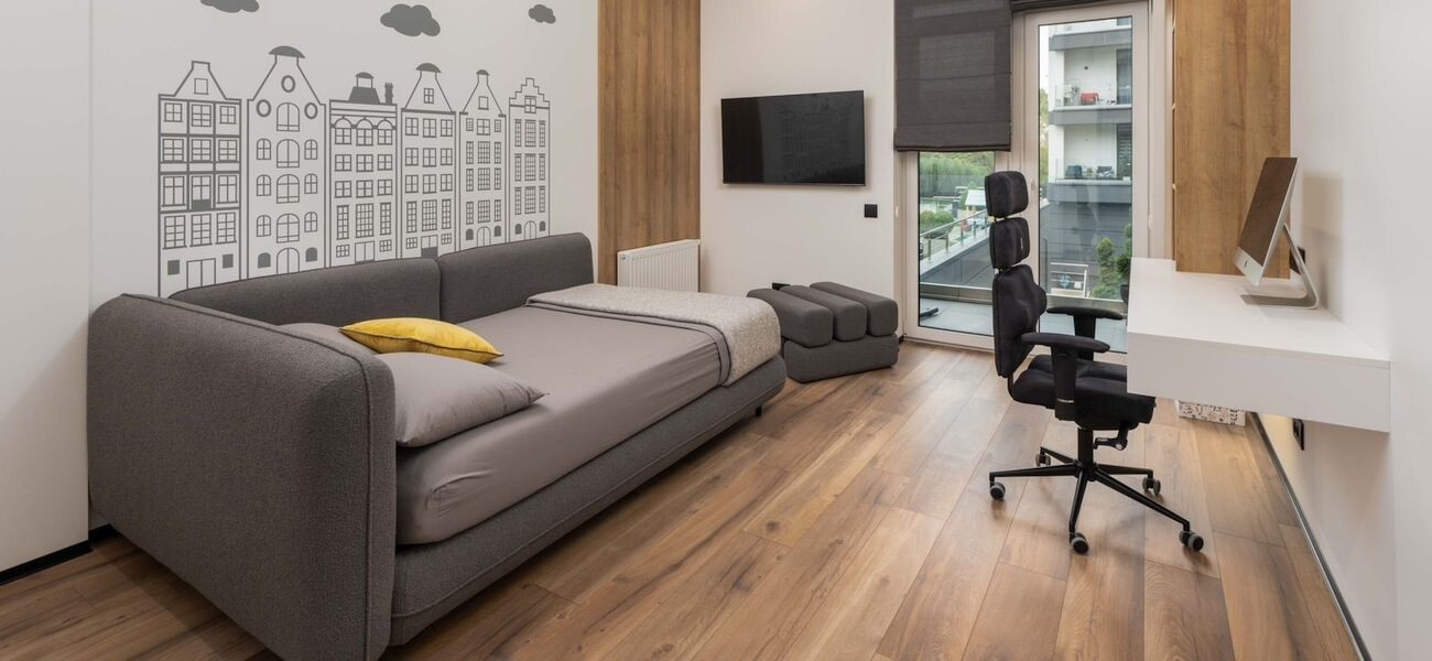 Квартира в ЖК Солом'янський з м'якими меблями від Delavega